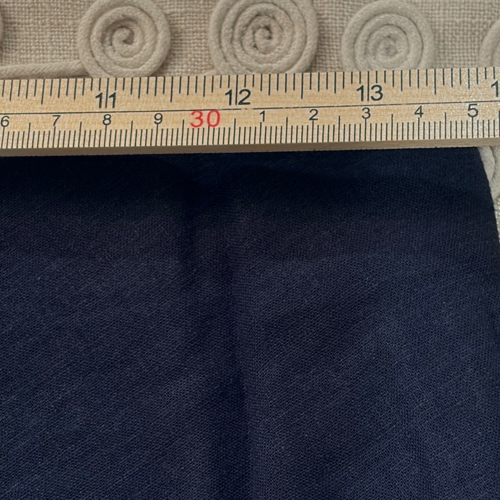 Banana Republic Preppy Navy Linen-Blend Mini Slip Skirt/NWT/6 - Picture 11 of 14